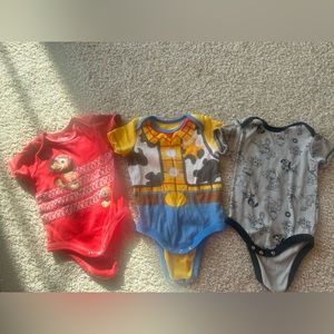 Toy Story 6-9 month onesies